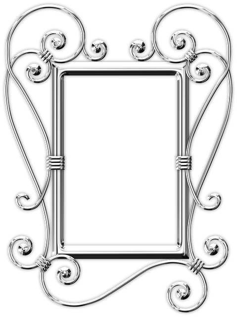 A stylish picture frame used to demonstrate the photo frame size calculator results