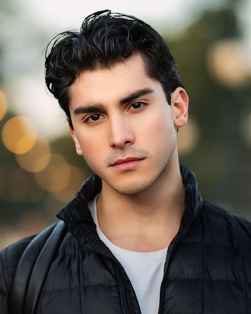 actor headshot outfit with neutral tones