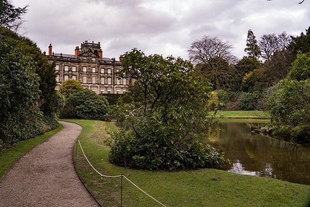 Wide green meadow at Islip Grange Park – nature and landscape photography