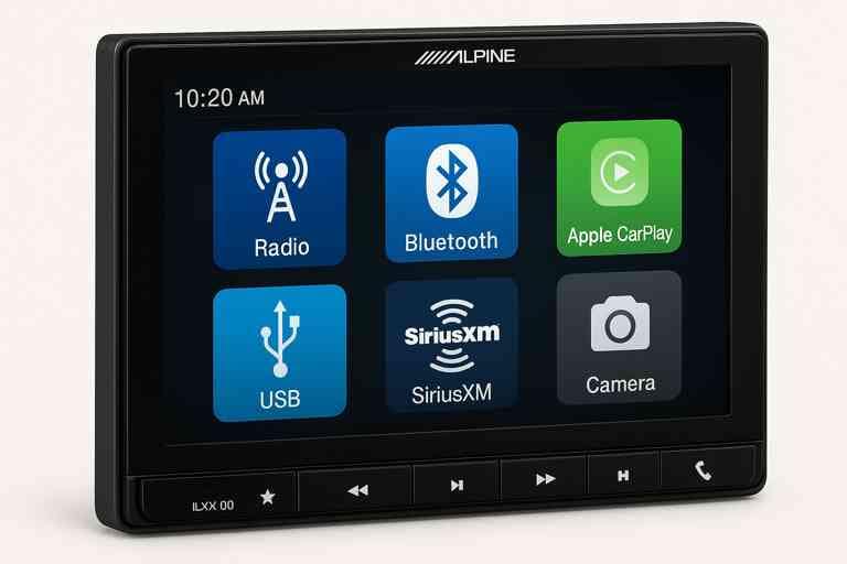 How to connect a camera to Alpine ILX-F309 rear input port